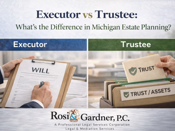 Executor vs Trustee: What Is the Difference?