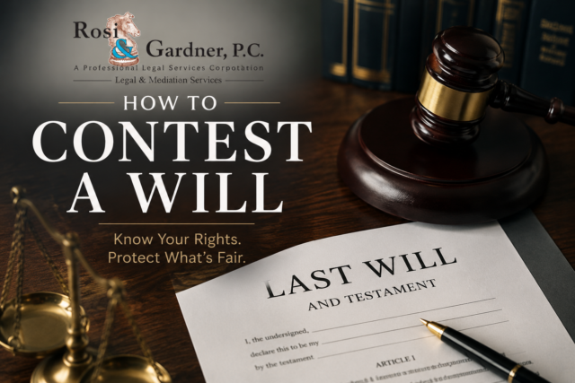 how to contest a will traverse city mi